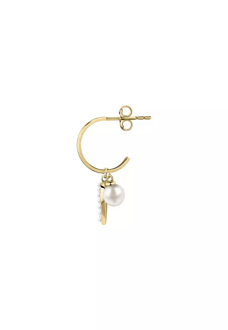 Buy LA PETITE STORY La Petite Story Steel Women's Single Earrings Lps02aqm33 Silver 3249758