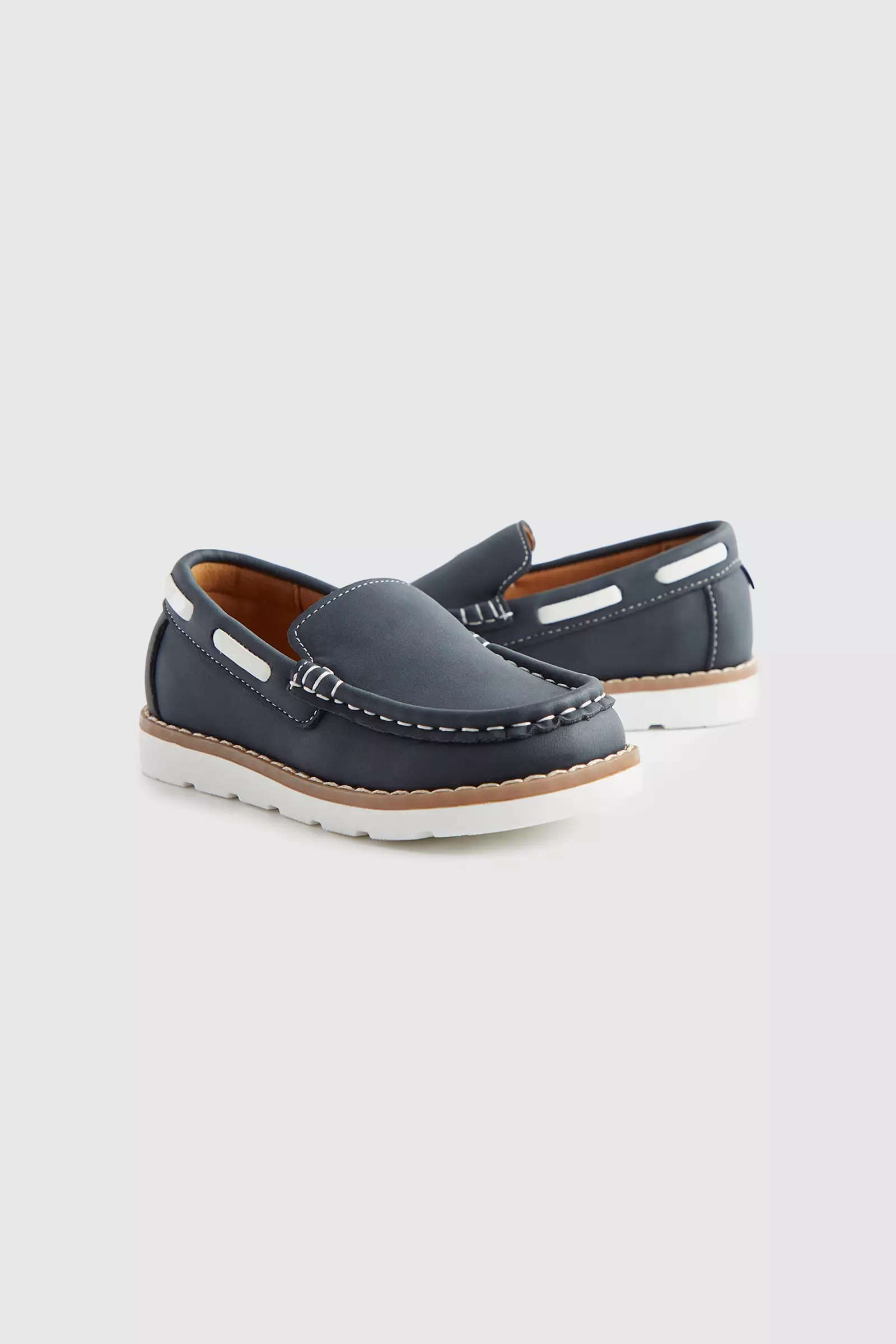 Mothercare Navy Loafer Shoes - Sepatu Anak Laki-laki (Biru)