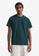 H&M green Regular Fit Round-Neck T-Shirt EE415AADC97CE1GS_1