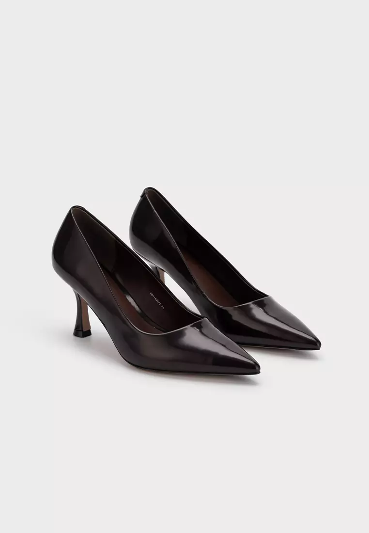 CLASSIC POINTED TOE MID HEEL PUMP