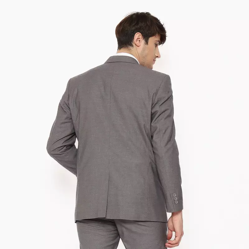 Lawell Jas Pria Formal Modern Fit – Kancing Dua, Warna Abu Tua | Altima