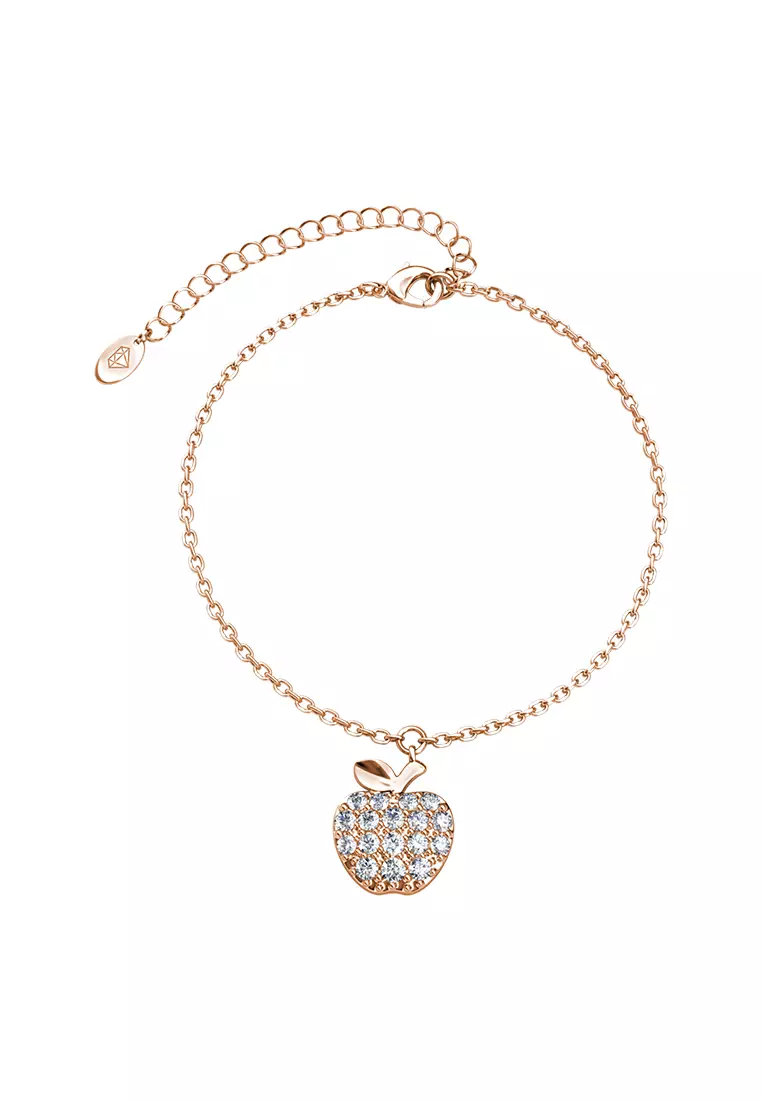 Little Apple Bracelet RG - Gelang Crystal by Her Jewellery