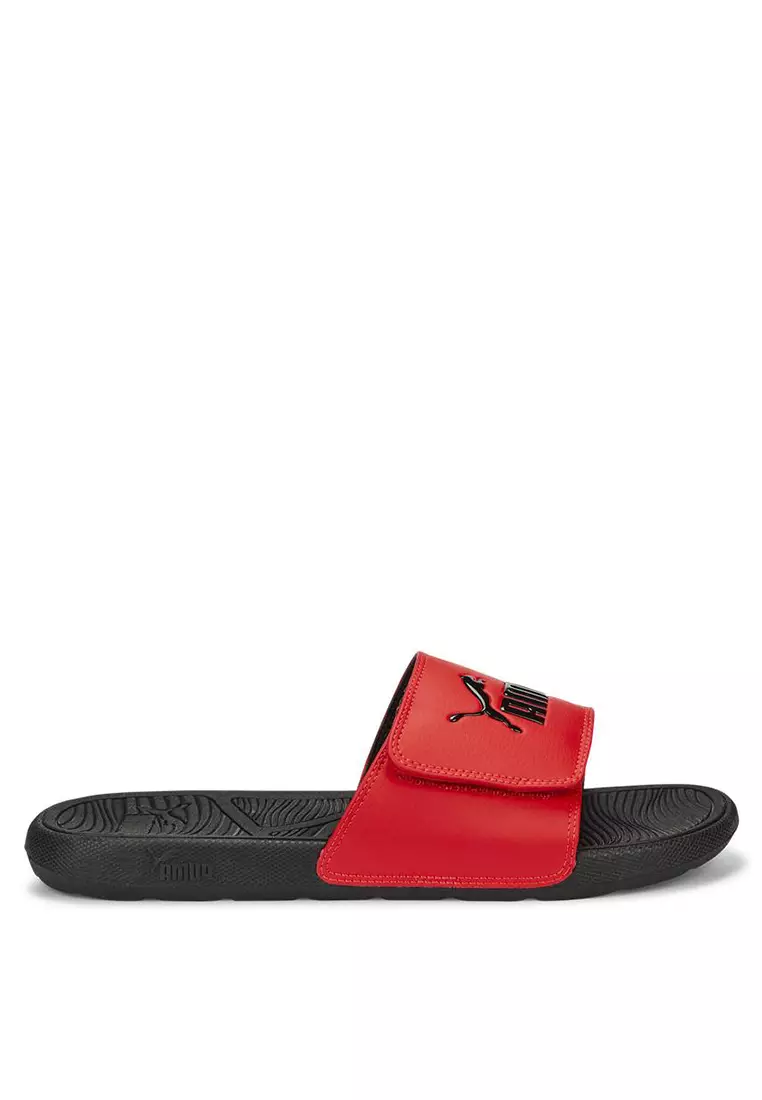 Puma red 2024 eva flip flops