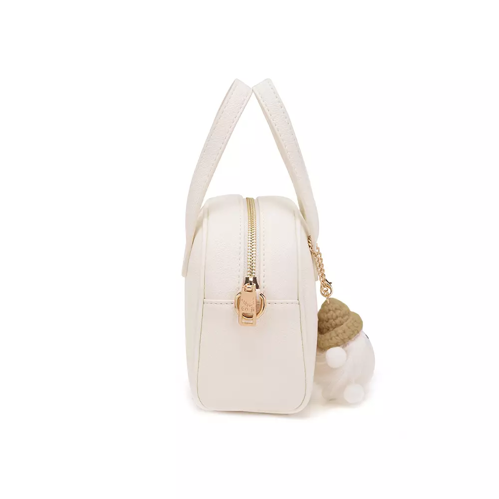 En-ji Bunwo Slingbag Wanita Warna Cream