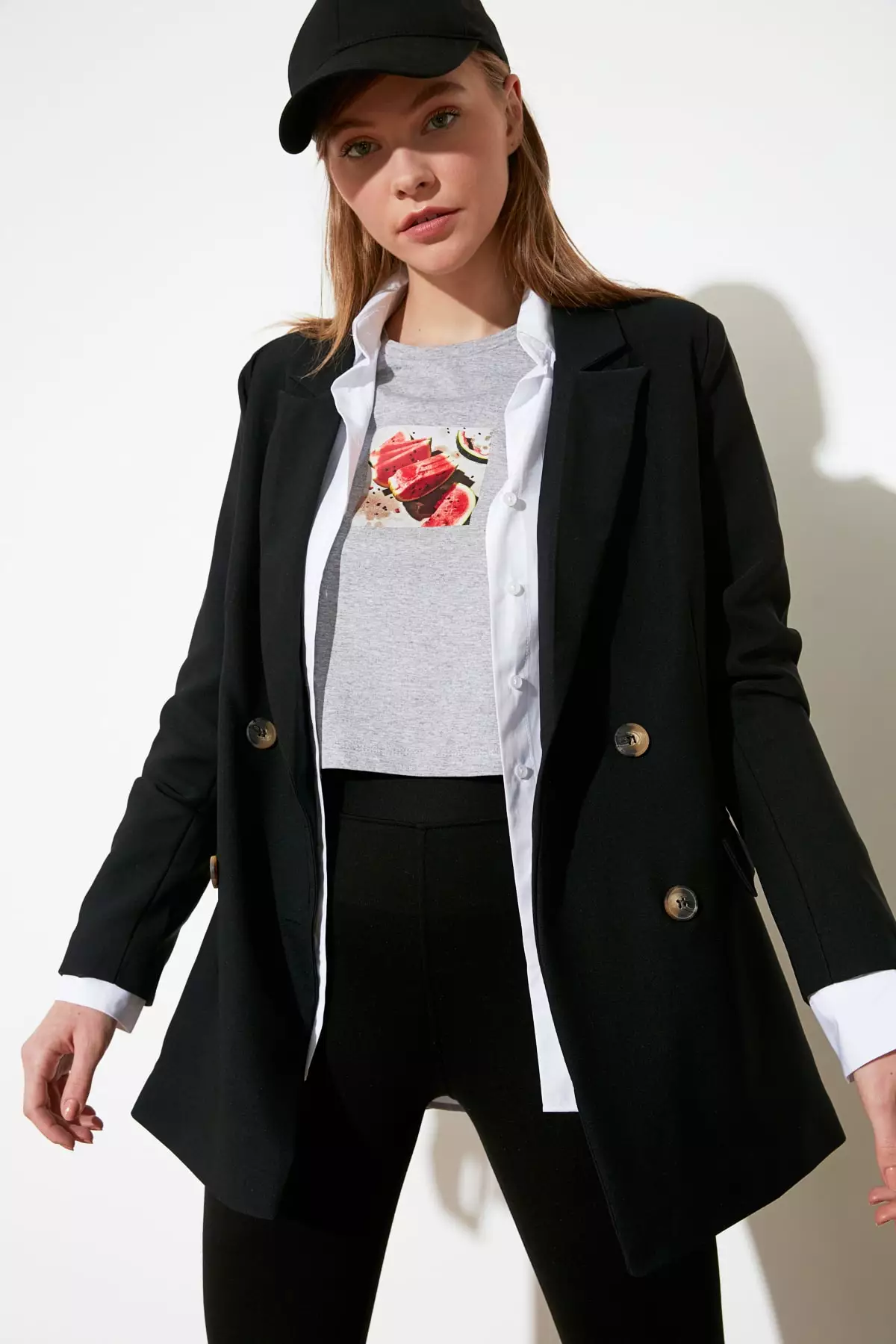 Oversize Double Breasted Blazer