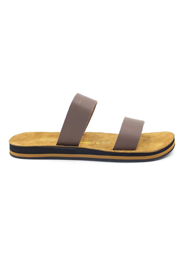 Warsaw - Brown Leather Sandals & Flip Flops