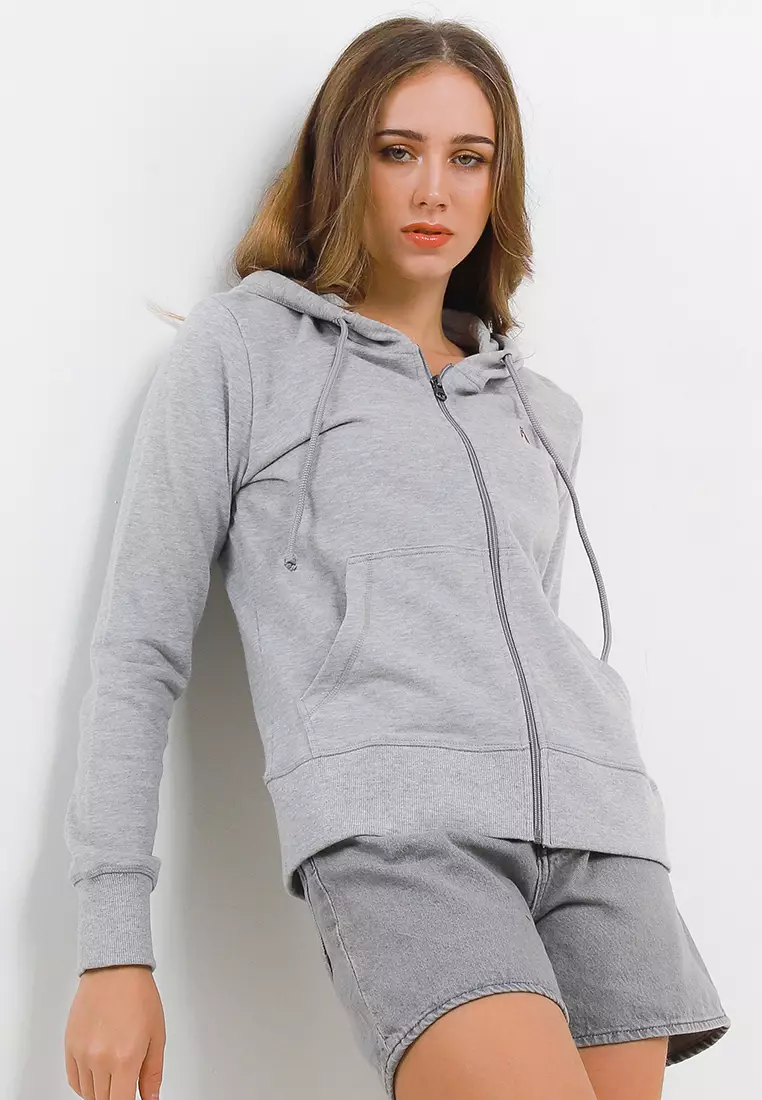 Jual Hush Puppies Kimmy 4 Hoodie Zipped Sweatshirt Original 2024