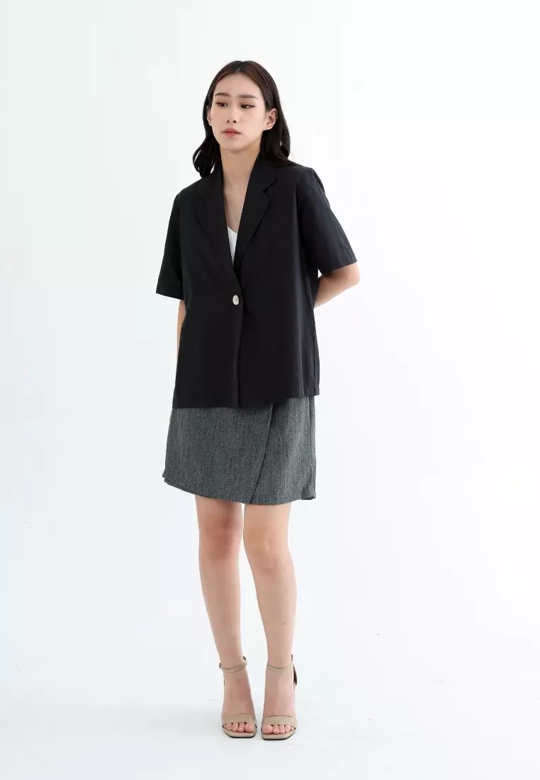 Millle Fleur Everyday Outer Blazer Black