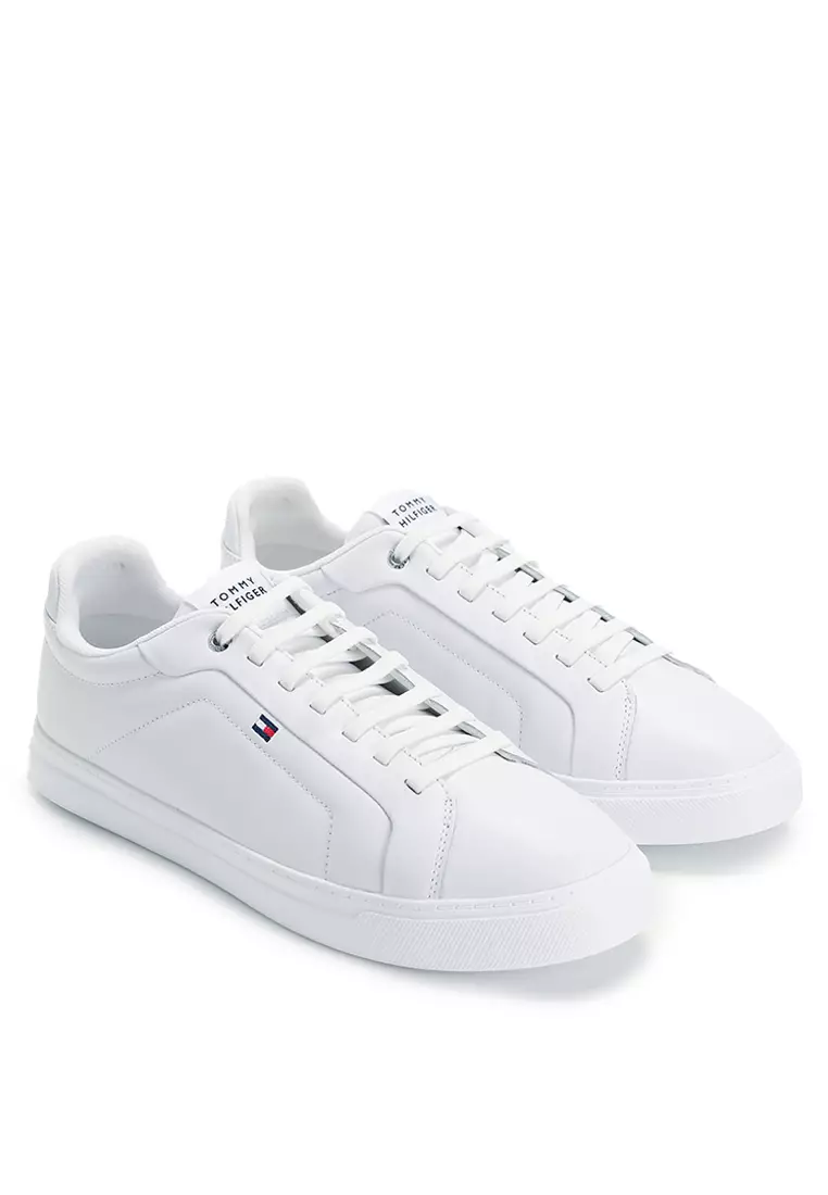 Icon Leather Court Trainers - TH Mainline