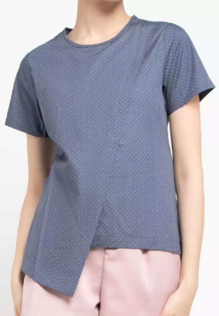 Sophistix Paskal Blouse in Dark Grey
