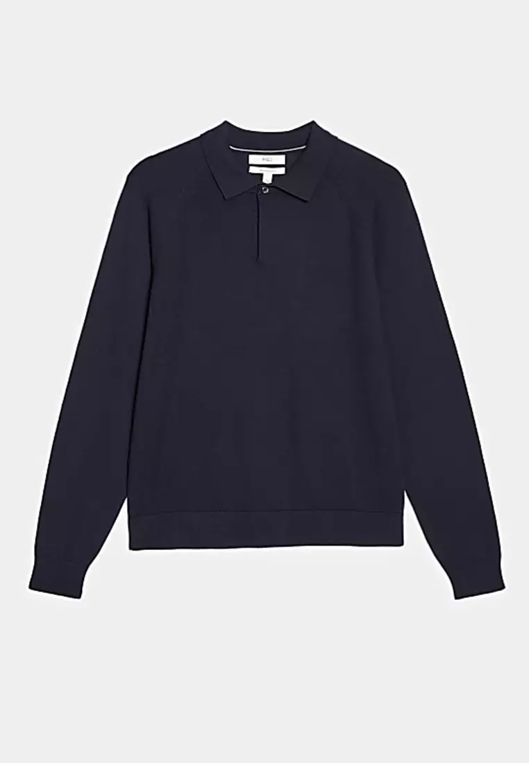 Cotton Rich Knitted Polo Shirt