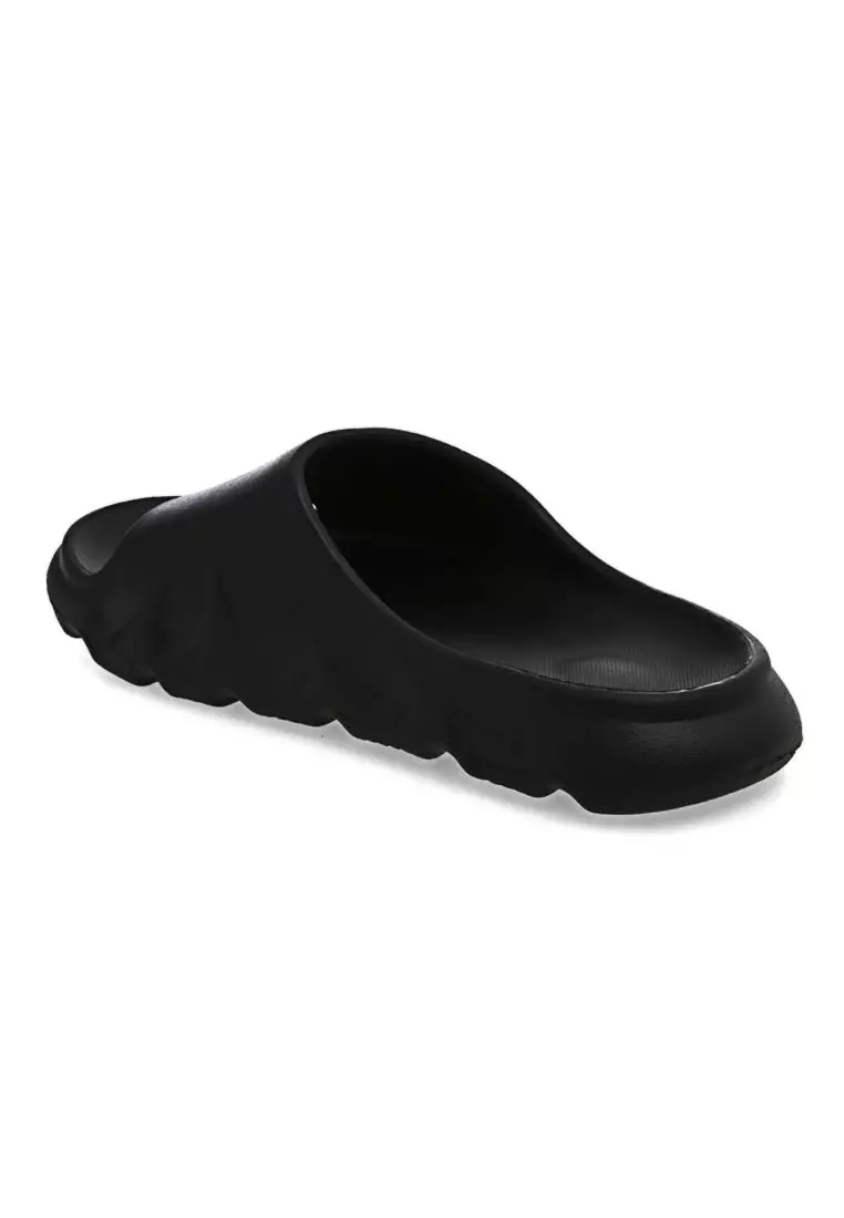 Coots Sandal Rumah Unisex Anti Slip Flame Couple Material EVA ORIGINAL - Black