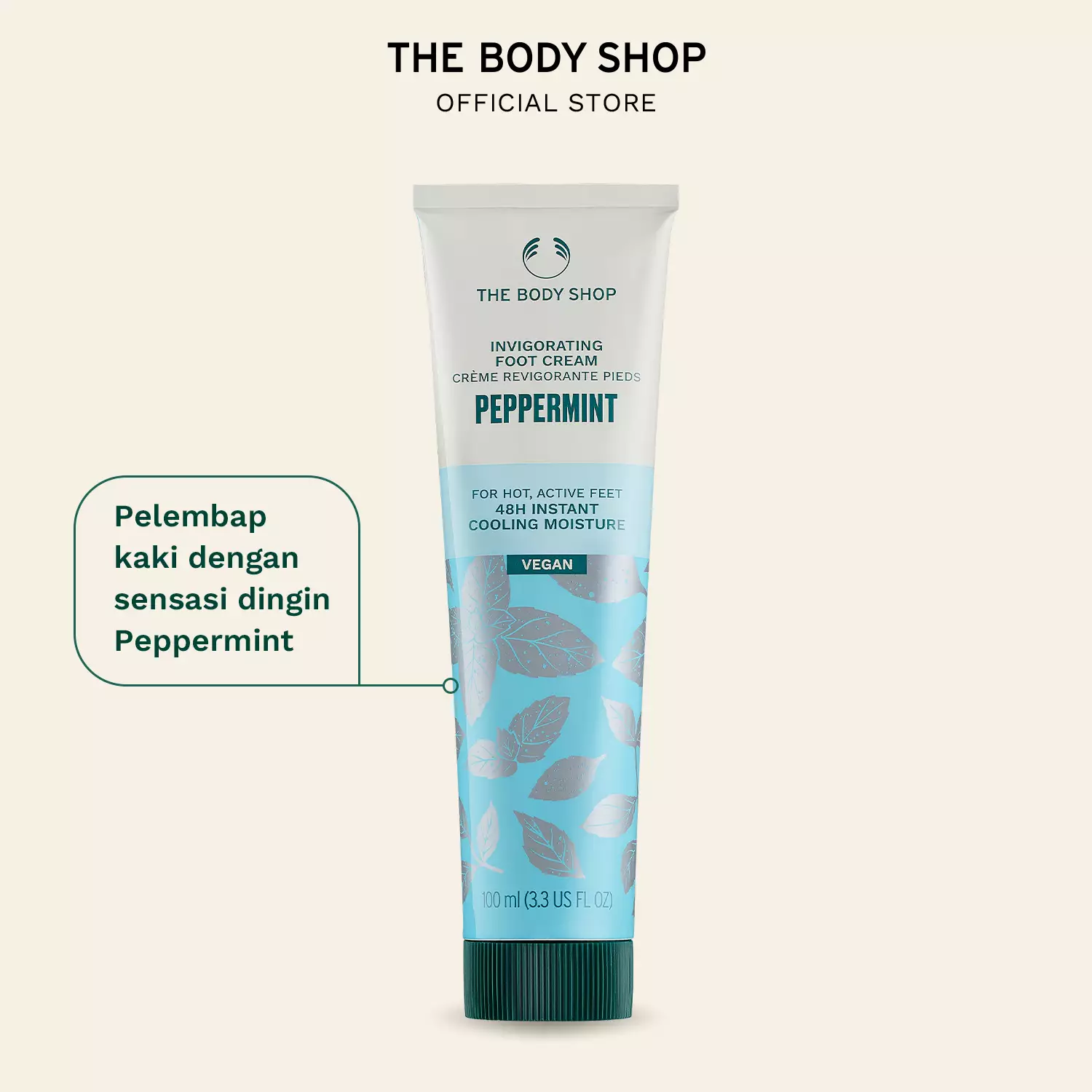 Peppermint Invigorating Foot Cream 100ml