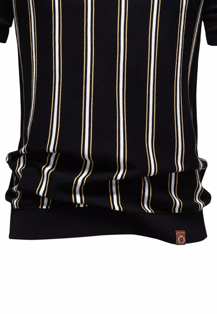 商務條紋Polo衫 AX-PSD8040