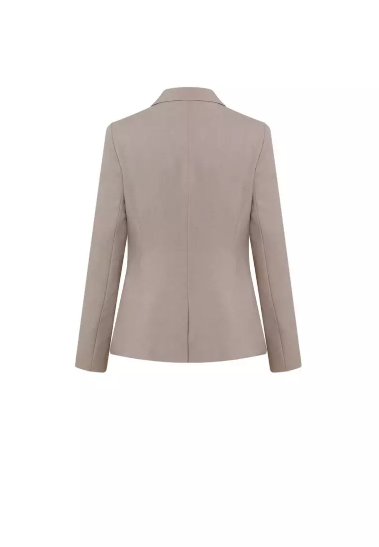 Polyester Slim Fit Suit Blazer