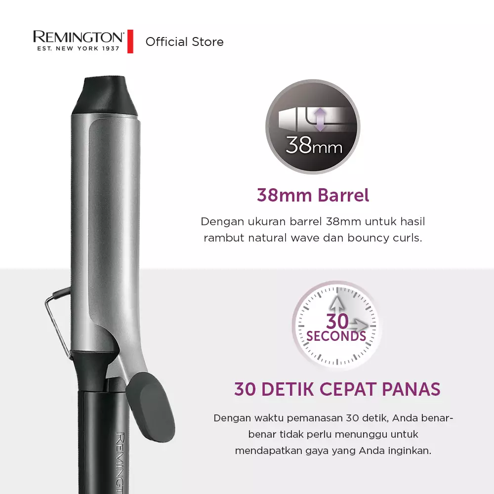 Paket Remington Catokan S3500 - Pengeriting Rambut CI5538