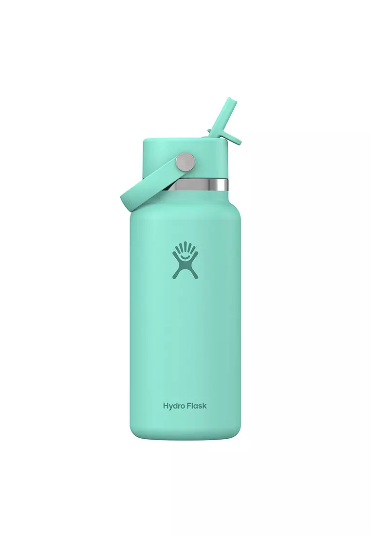 Hydro Flask Wide Mouth Flex Straw Cap 32 oz Mermaid Green