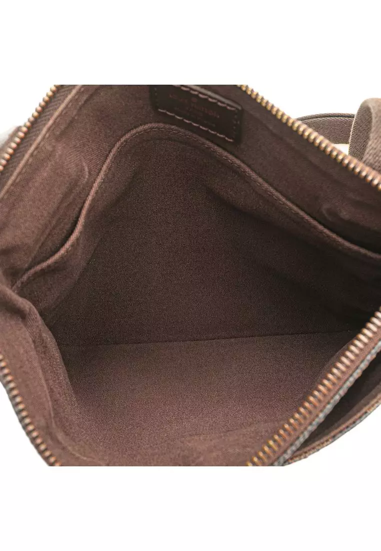 Pre-Loved Louis Vuitton Damier Ebene Brooklyn Pochette
