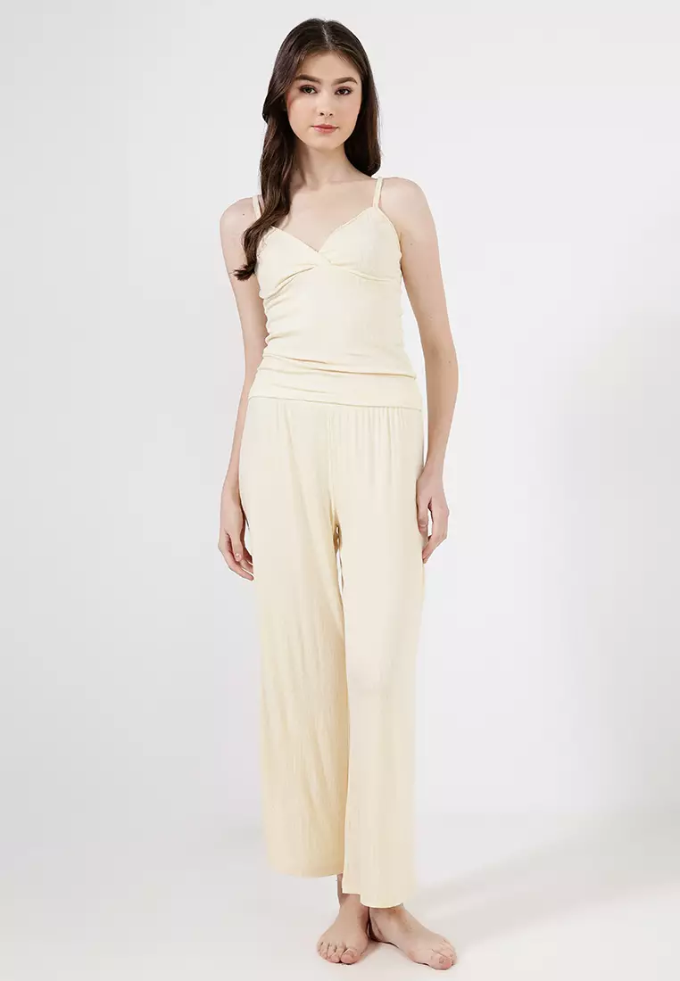 Airy Soft Asia Fit Wide Leg Pants
