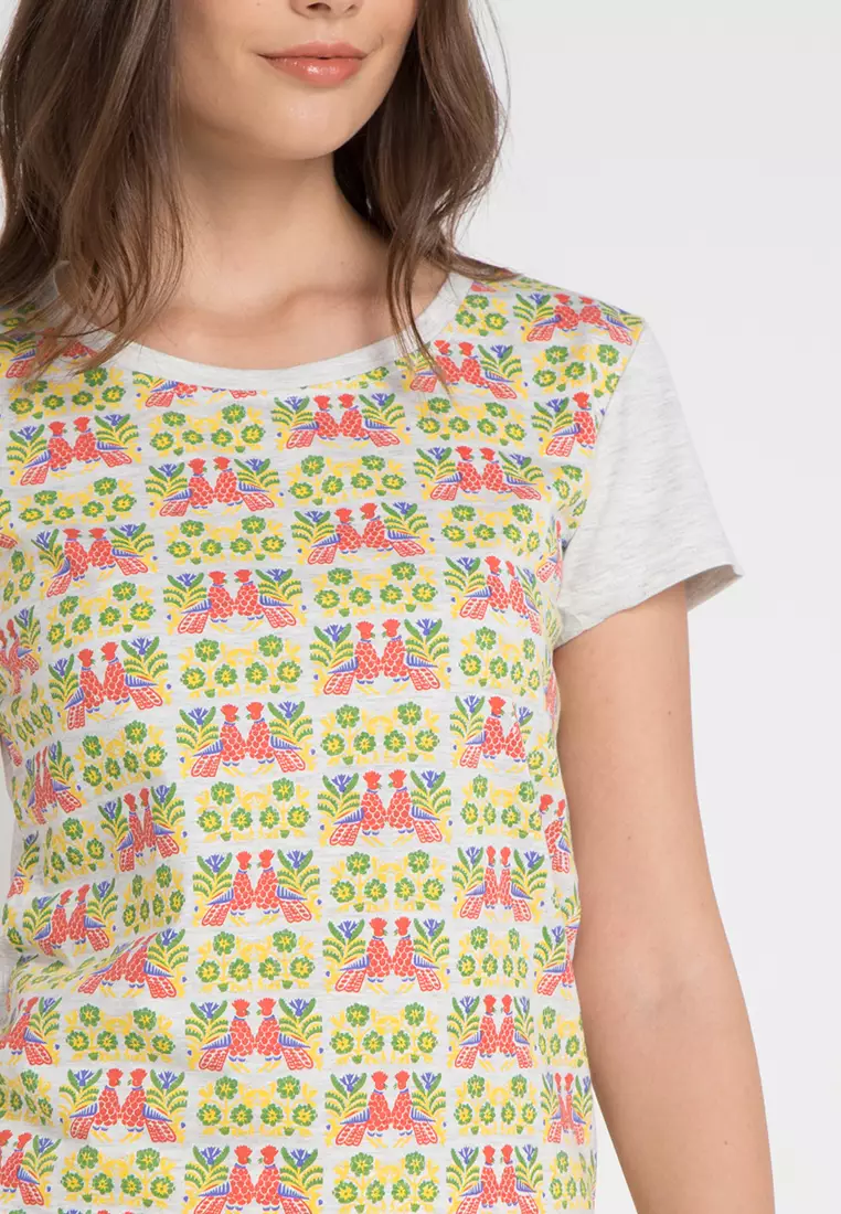 Floral Print short sleeve Tshirt
