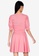 ZALORA BASICS pink Ruched Waist Fit & Flare Dress D2751AA8FE6F87GS_2