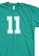 MRL Prints turquoise Number Shirt 11 T-Shirt Customized Jersey C68D5AAD487D11GS_2