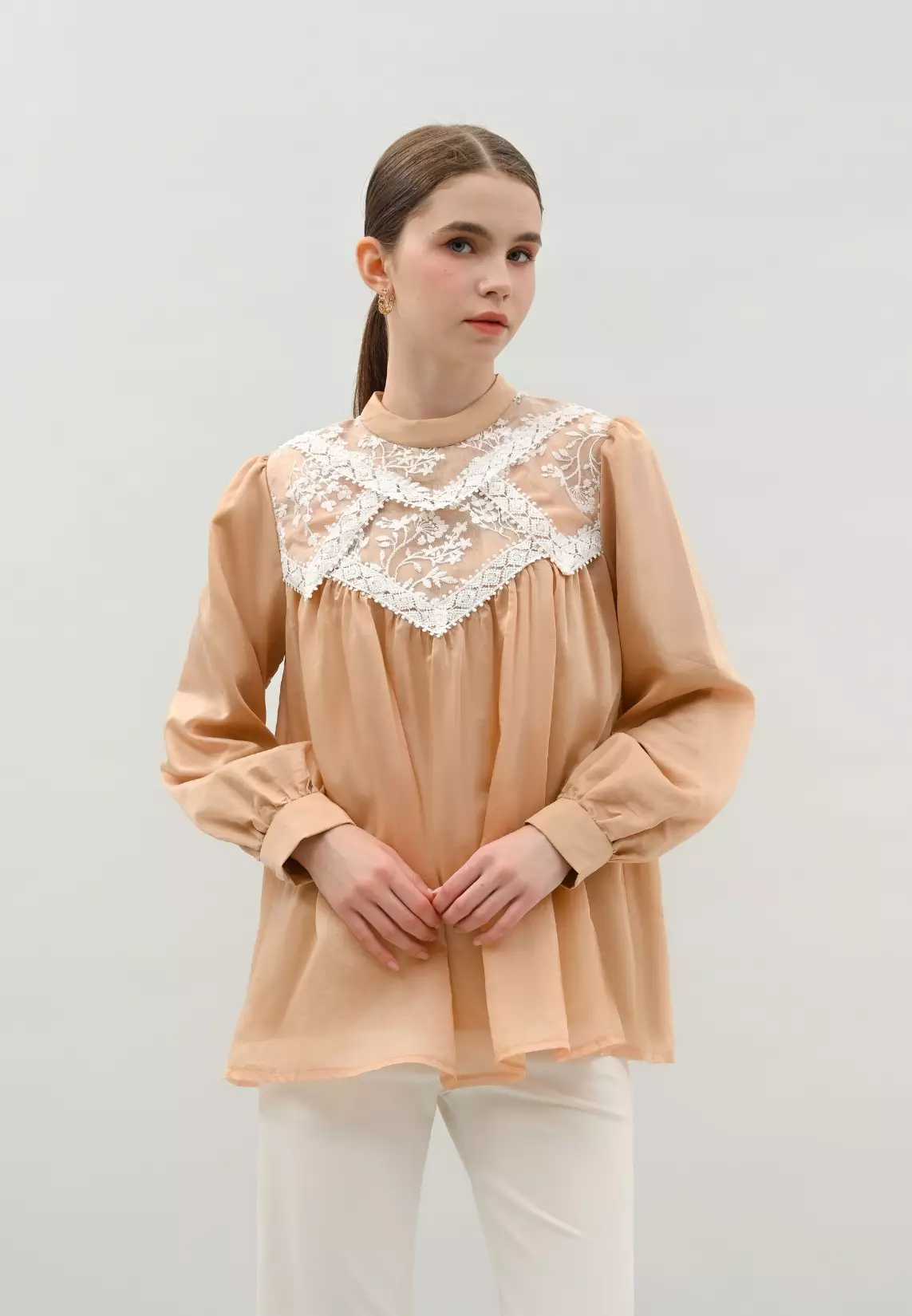 Cielo Blouse - Peach