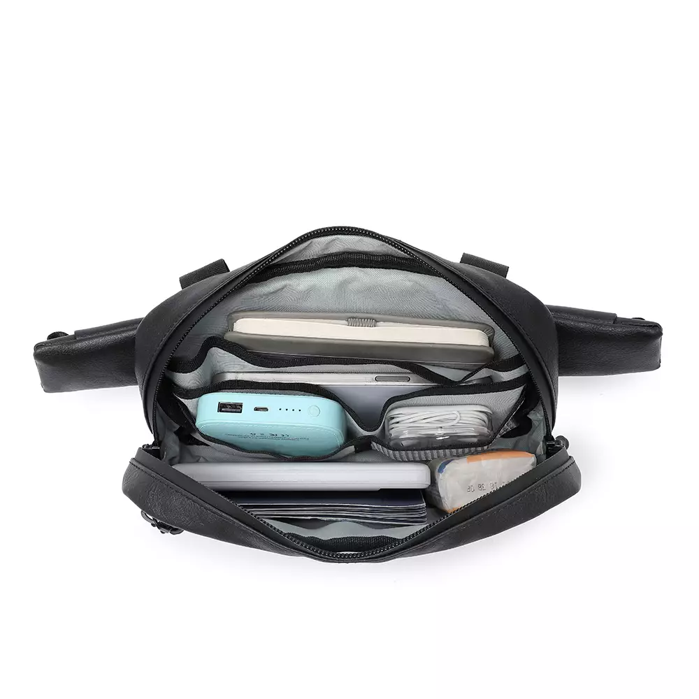 Navy Club Handbag Pria Fultron - Clutch Bag - Waistbag Pria - Pouch Tas Selempang - Tas Tangan Pria