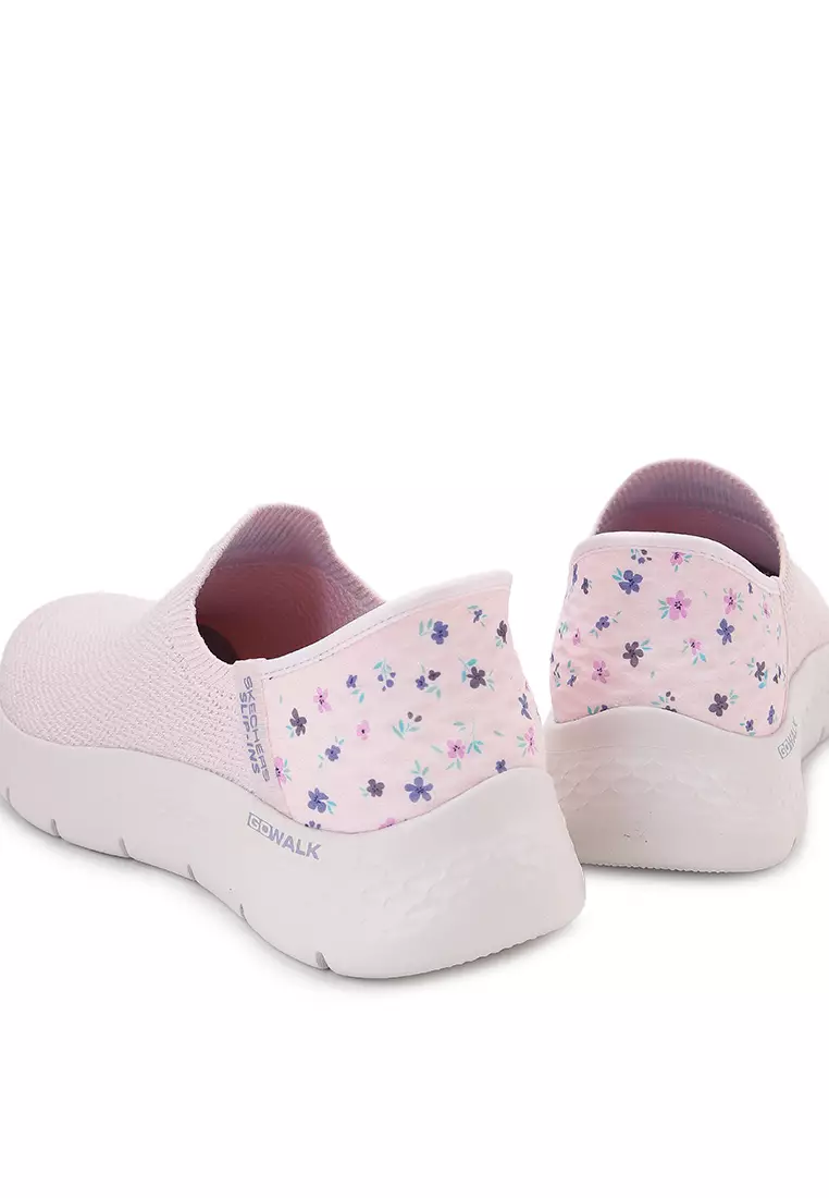 Go Walk Pink Skechers With Flowers Buy Skechers Go Walk Flex 2025