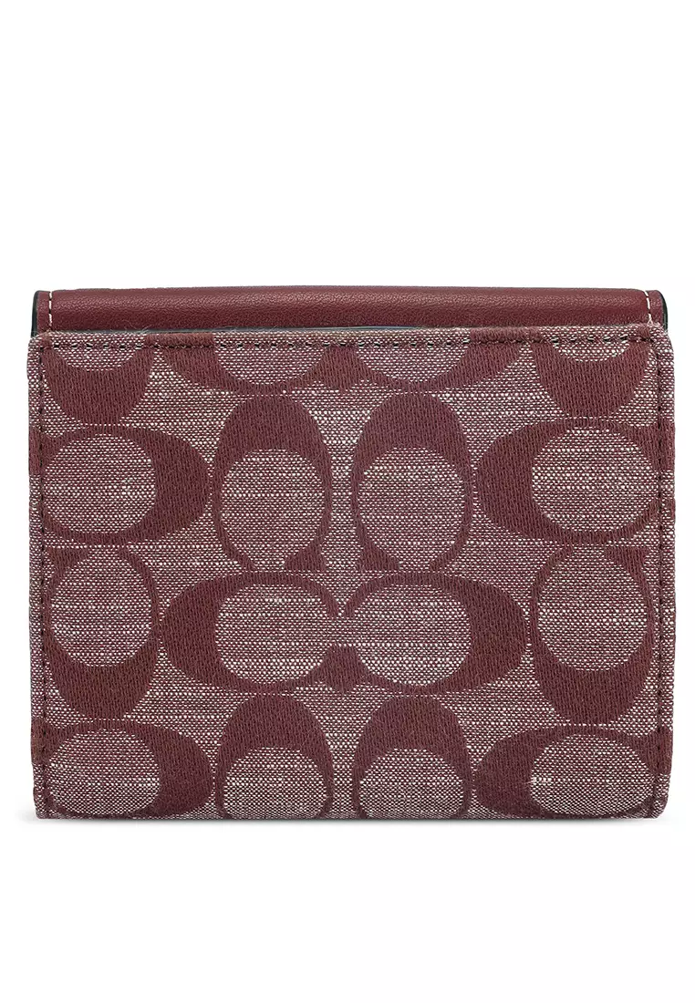 Coach chambray cheap wallet