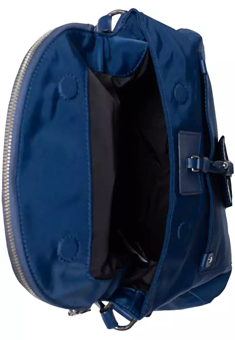 Preppy Nylon Natasha Crossbody Bag in Azure Blue M0014625