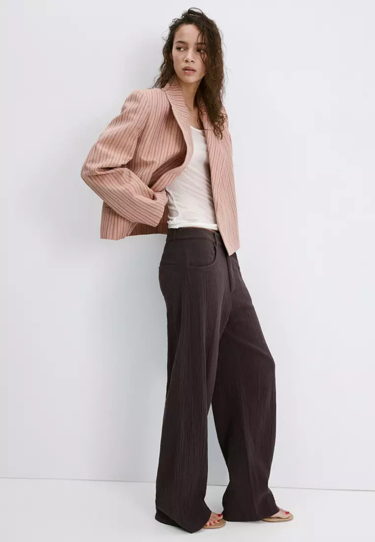 Balloon Cotton Trousers