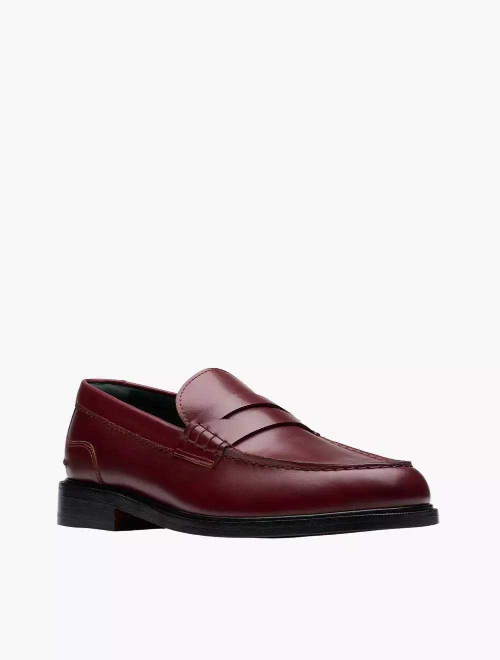 Clarks CraftJames Lo Wine Leather