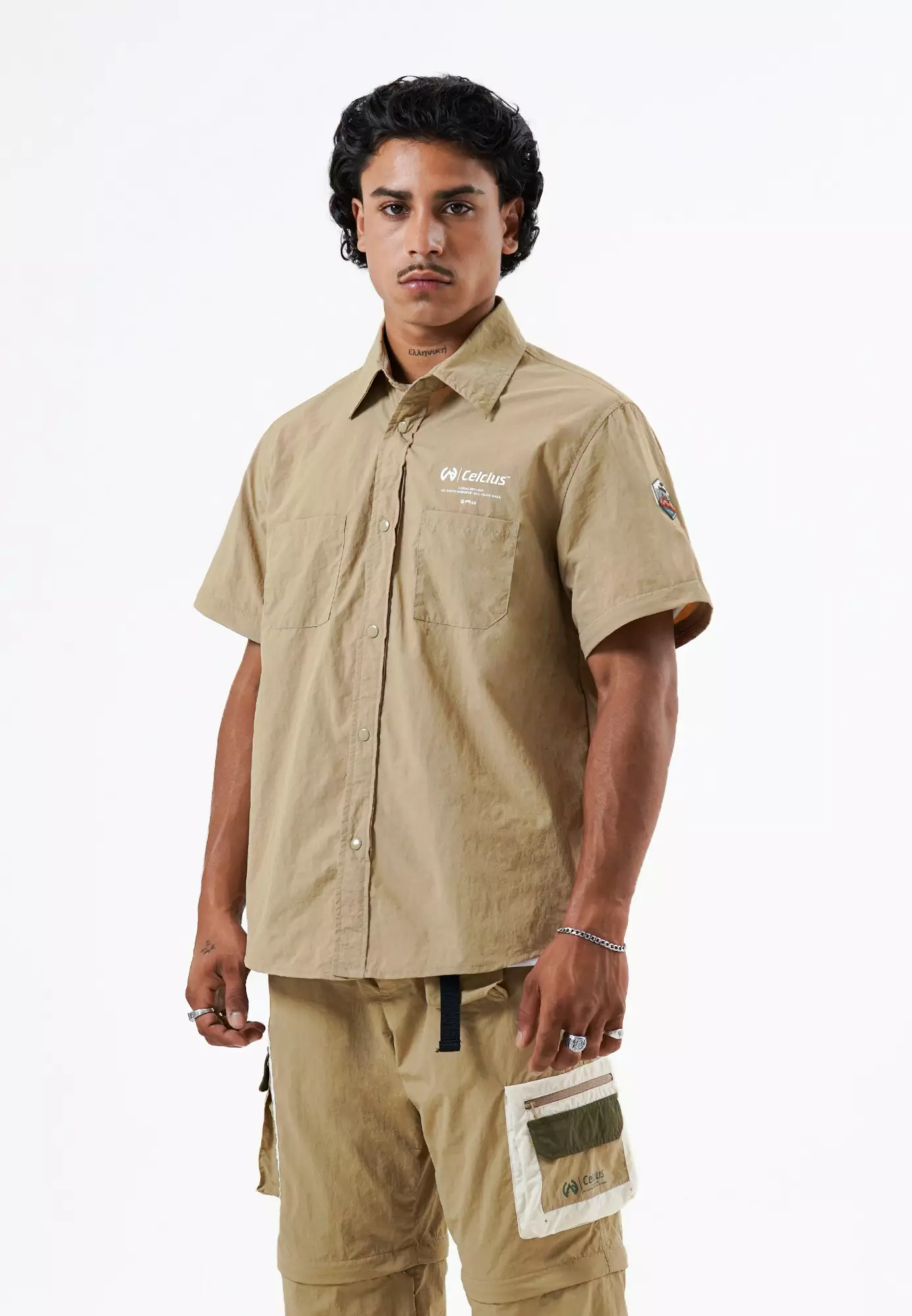 CELCIUS Casual Off Grid Convertible Kemeja Vest L03000550C Khaki