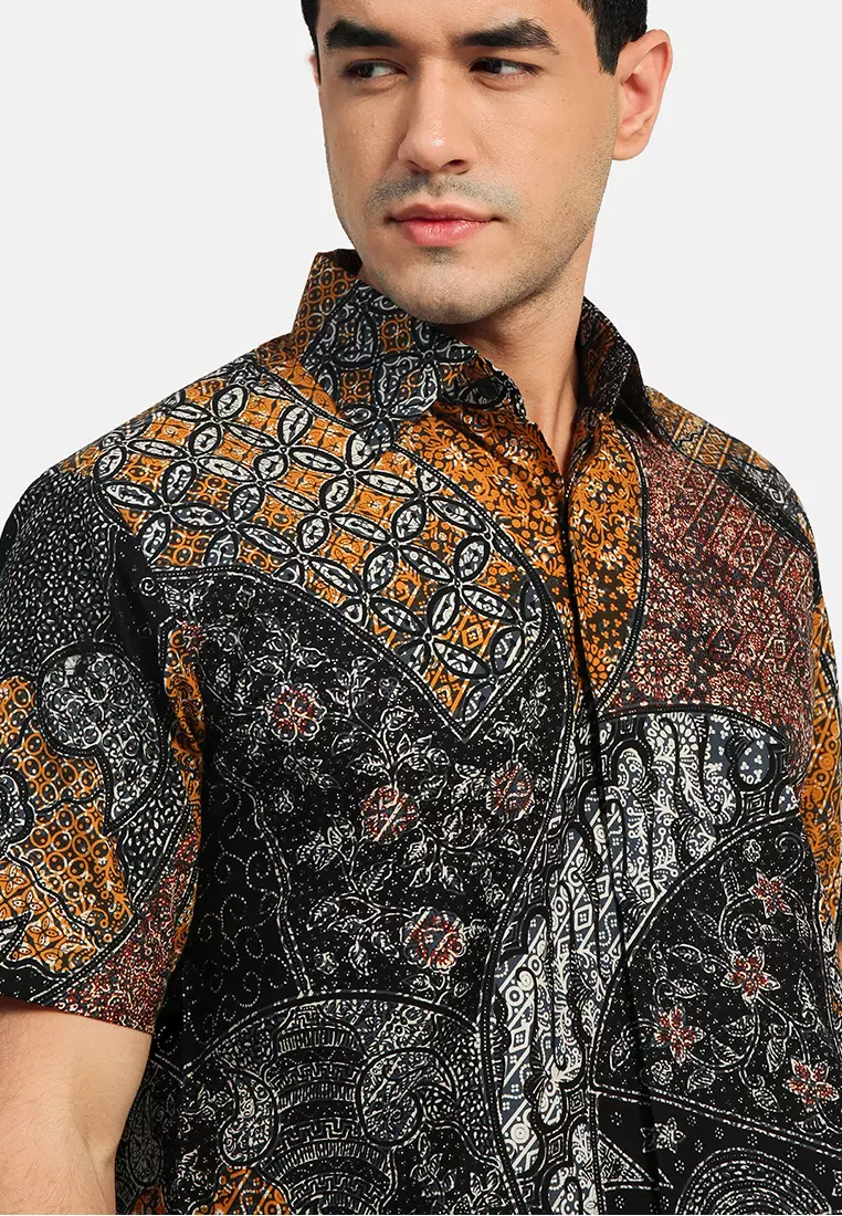 Hem Sirius Alfa Lengan Pendek Batik tulis Slimfit