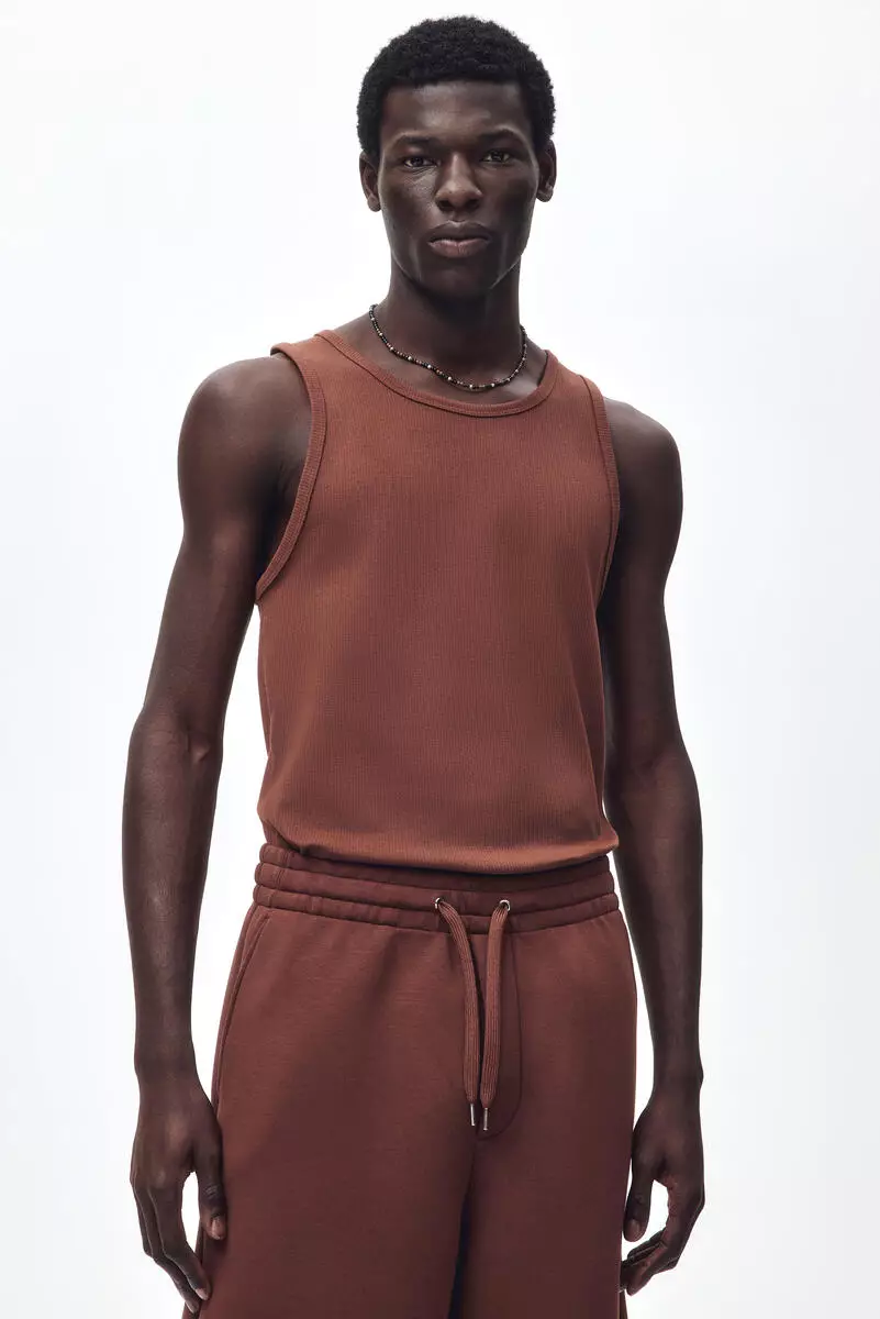 Slim Fit Ribbed vest top