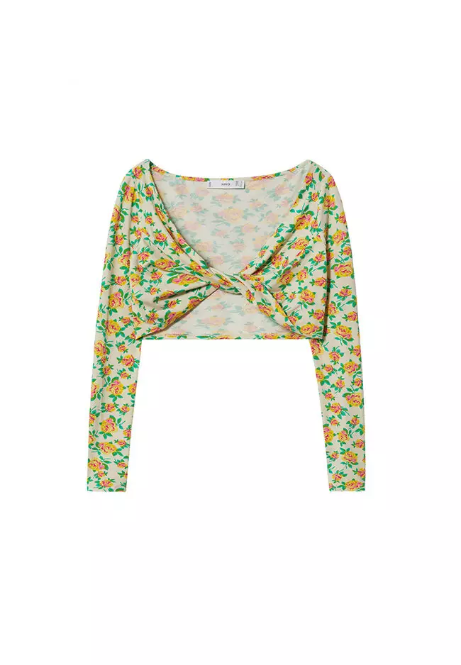 Printed Crop Top