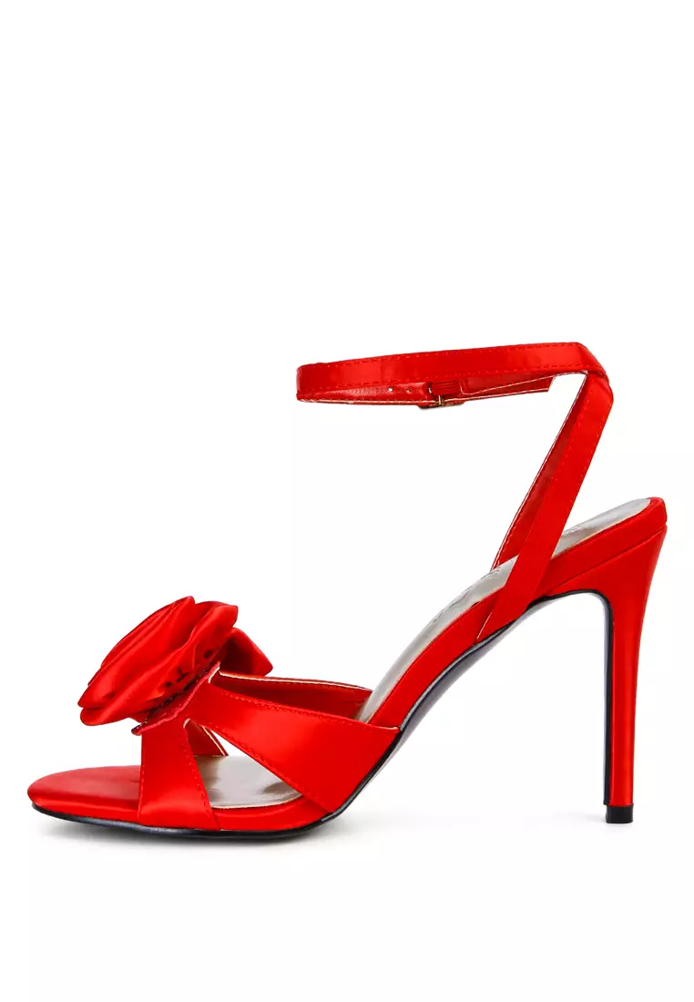 Buy Rag & CO. Red Rose Stiletto Heel Sandals 2024 Online ZALORA Singapore