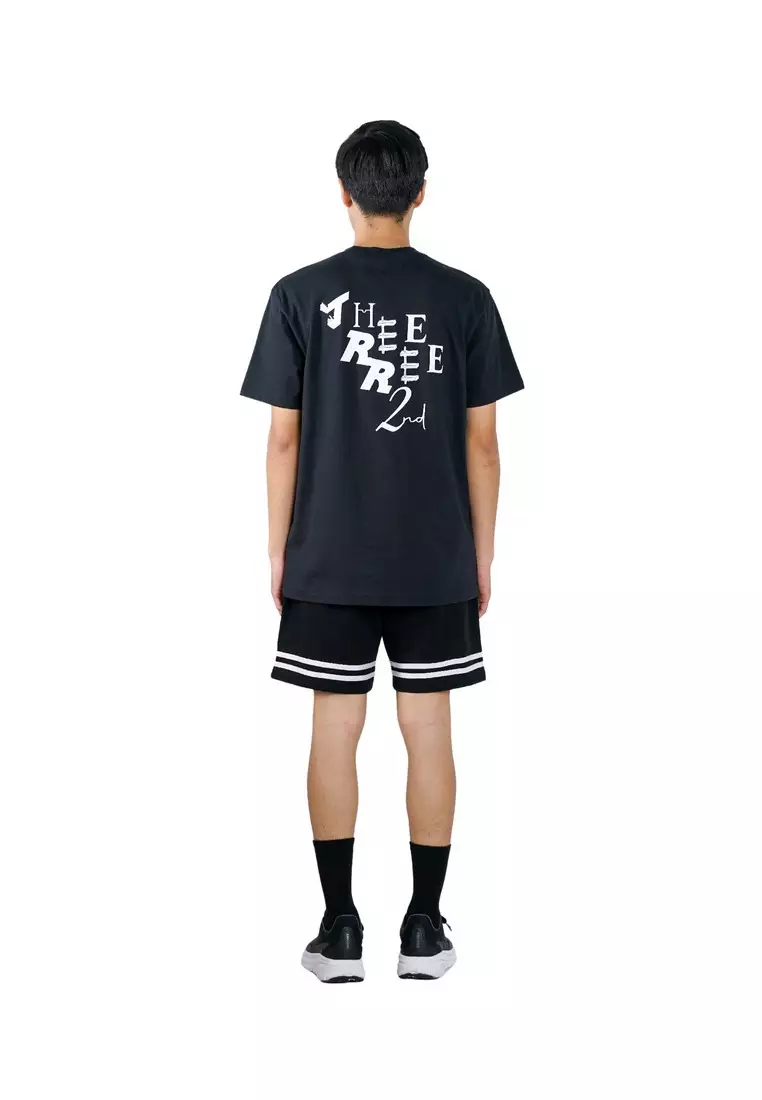 Jual 3SECOND Three2nd Men's T-Shirt Short Sleeve Regular Fit Cotton ...