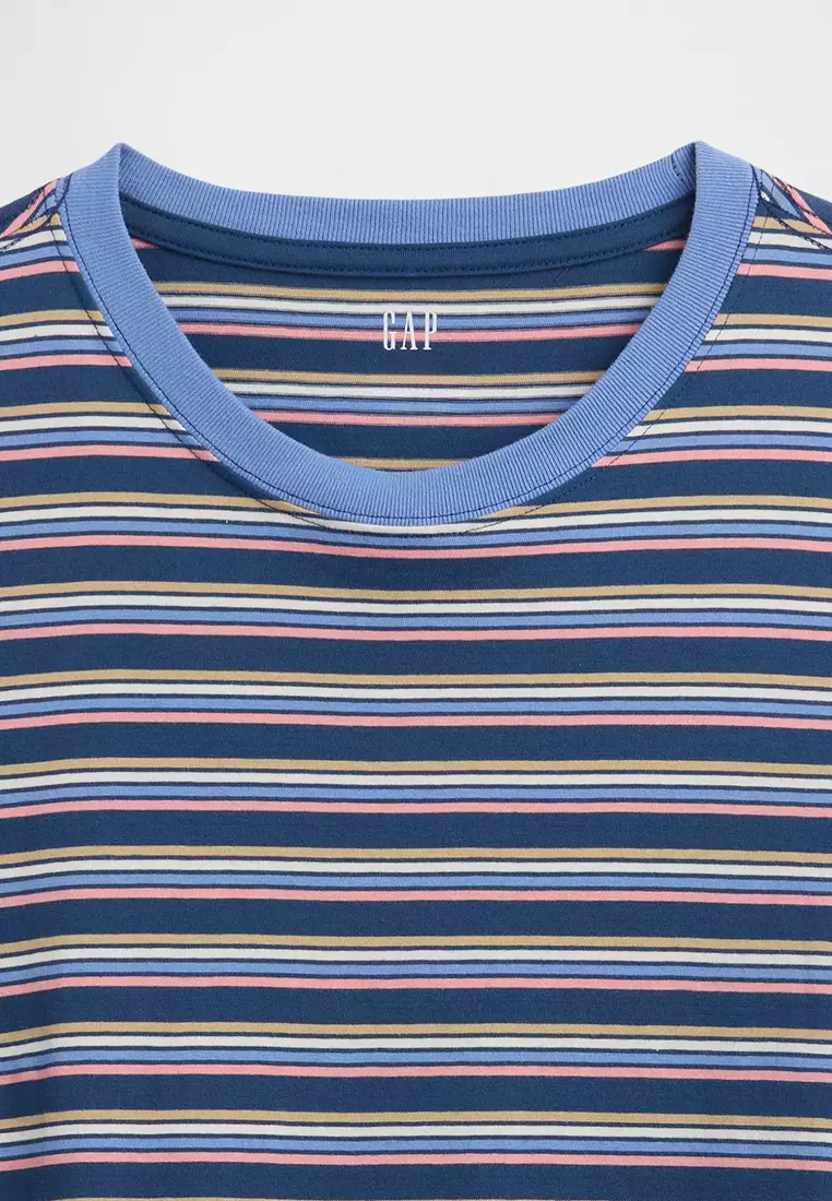 Everyday Soft Stripe Crew Neck T-Shirt