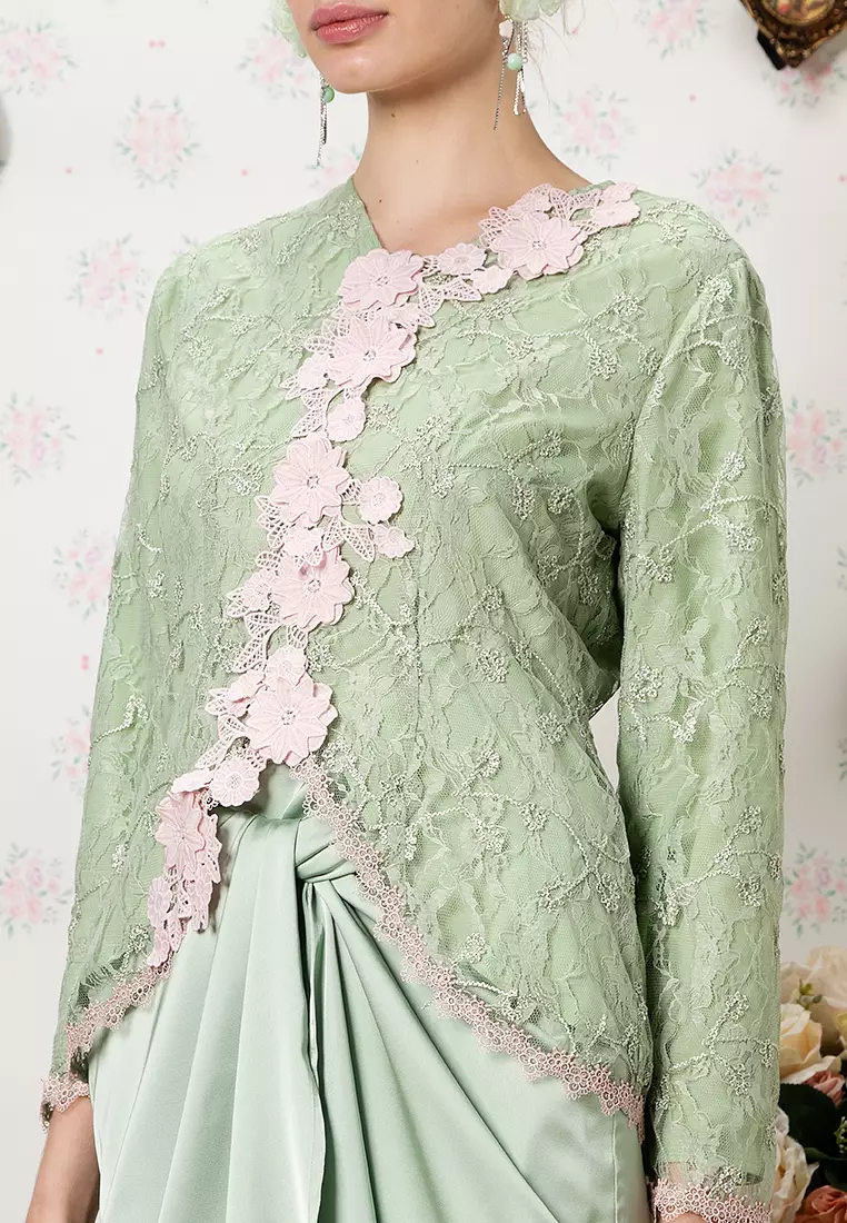 AMNA APPLIQUE LACE KURUNG