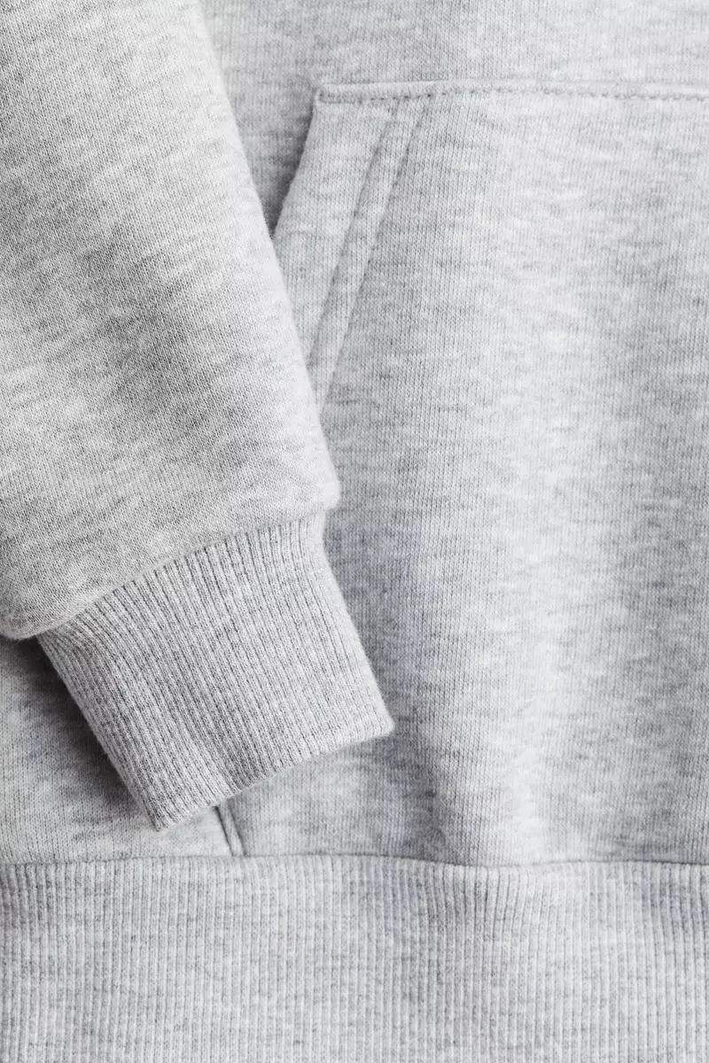 Brushed-inside hoodie