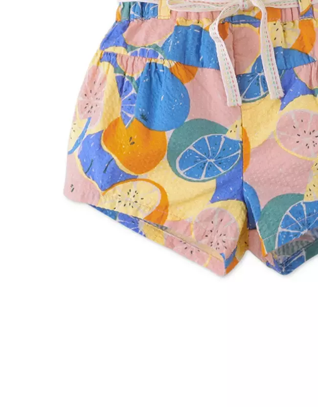 Gingersnaps Mini Amalfi Shorts Multi - Celana Pendek Bayi Perempuan (Multi)