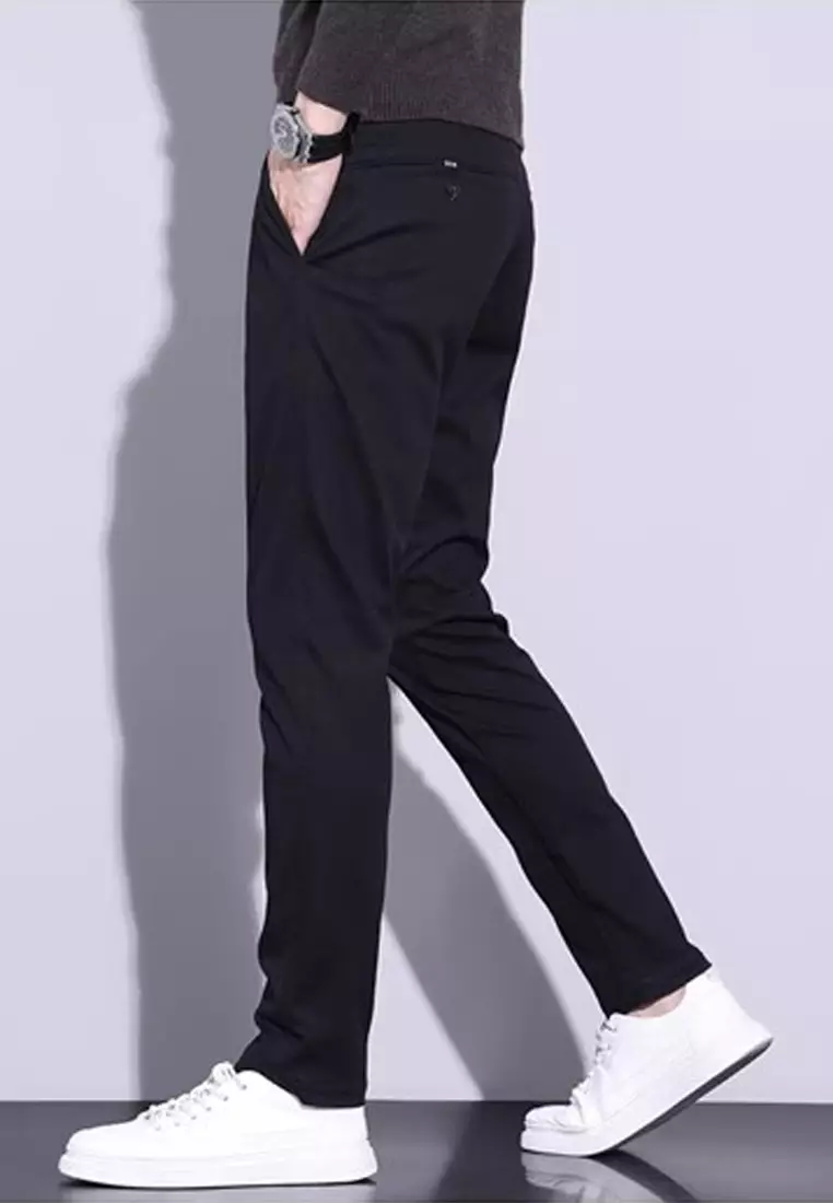 型男直腳斜布褲