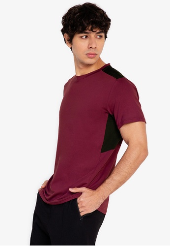 ZALORA ACTIVE multi Mixed Material T-Shirt AD41AAA7D5869AGS_1