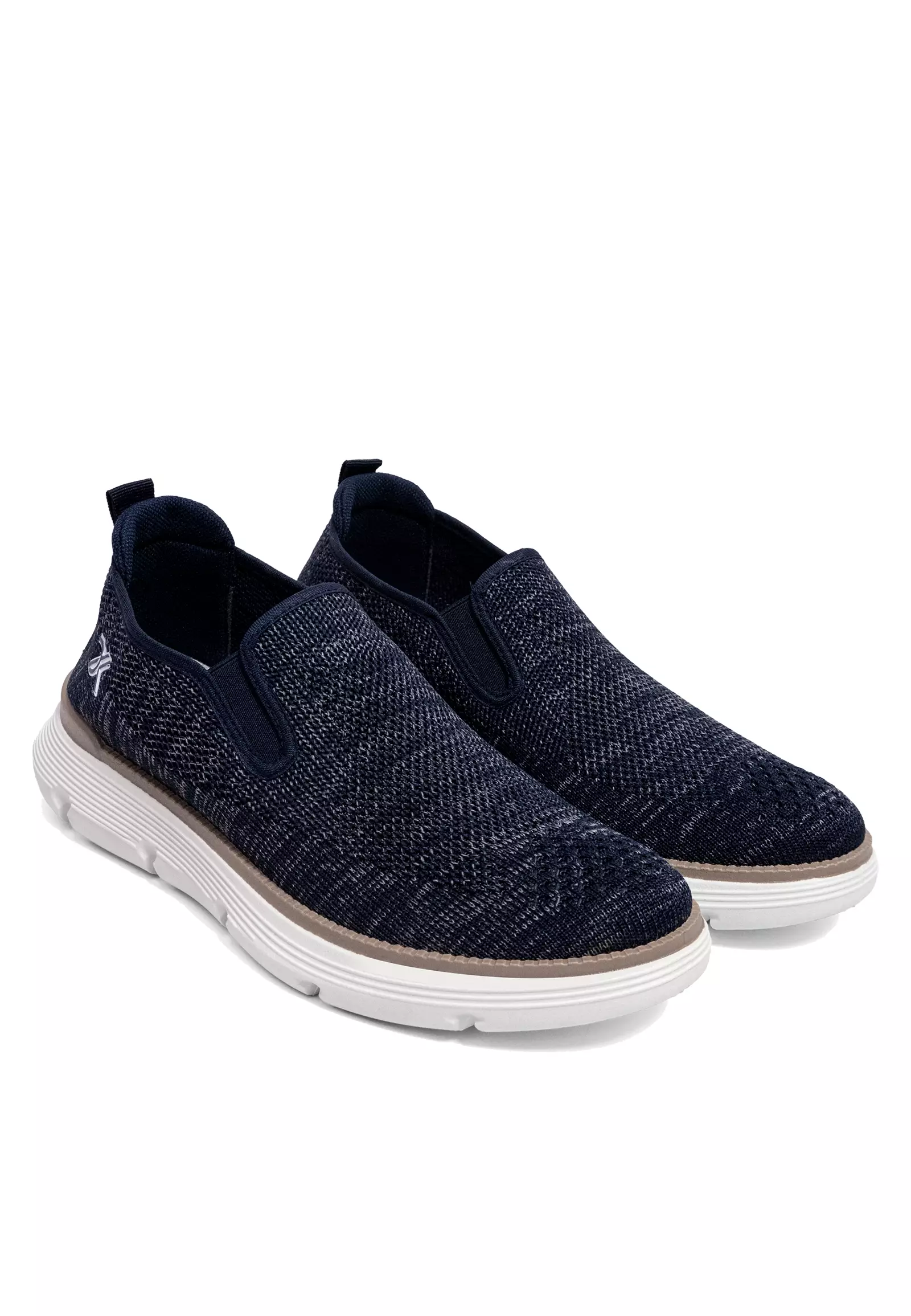 Dr. Kevin Sepatu Sport Pria Men Sneakers Sekolah Flyknit Slip On 889-081