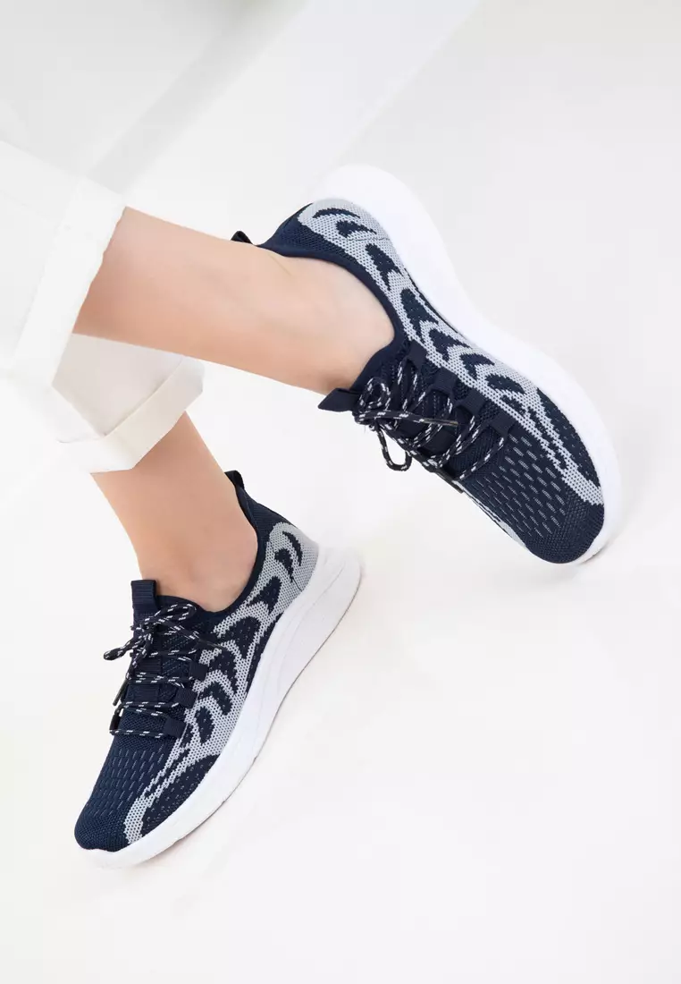 Navy Blue-Ice Women's Sneaker 20718