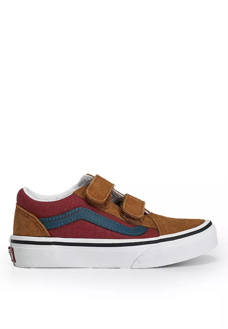 Low top orange vans clearance