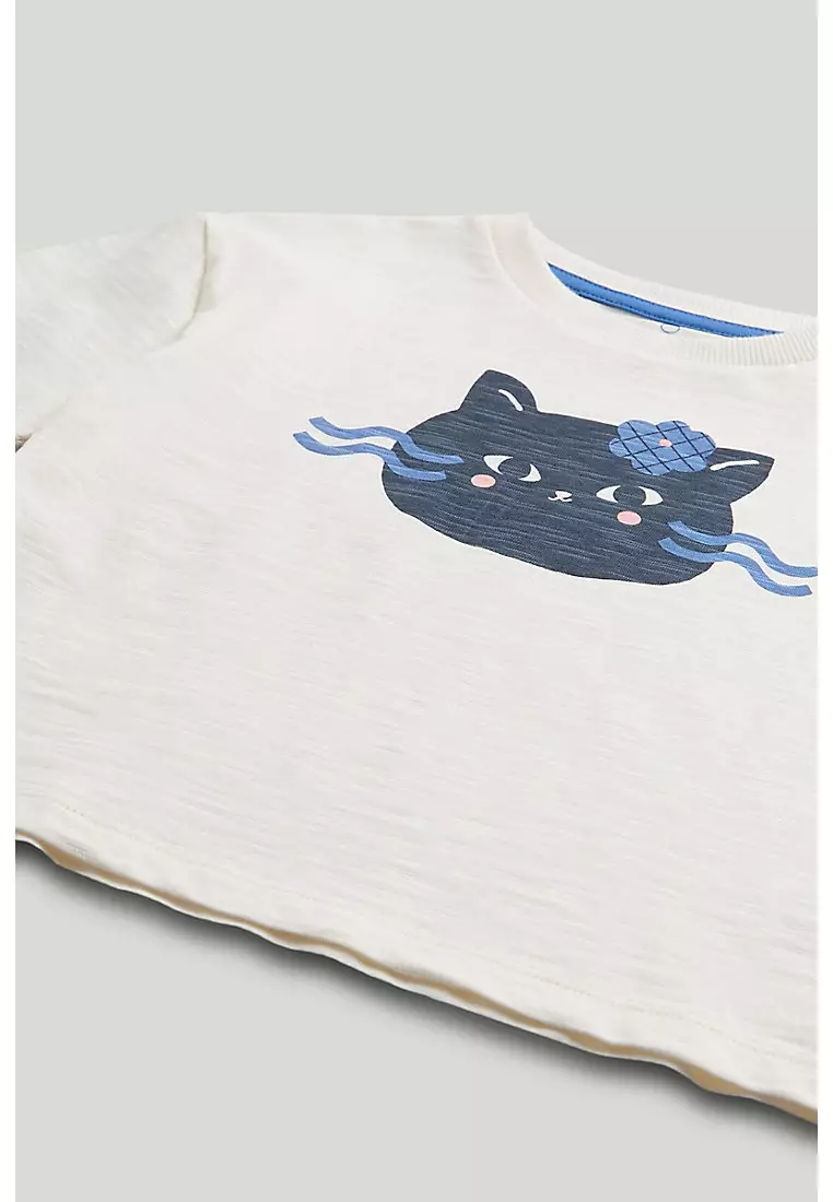 Cat T-Shirt and Trousers Outfit