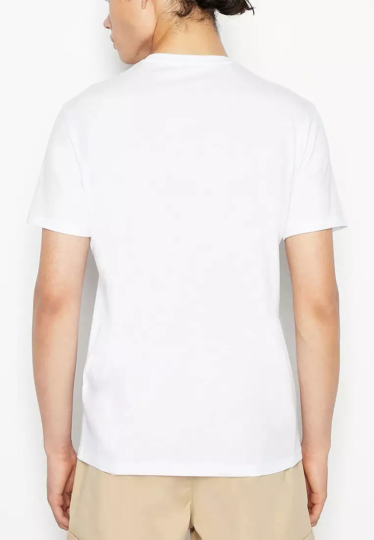 Buy Armani Exchange Summer Beats Regular Fit Organic Jersey Cotton